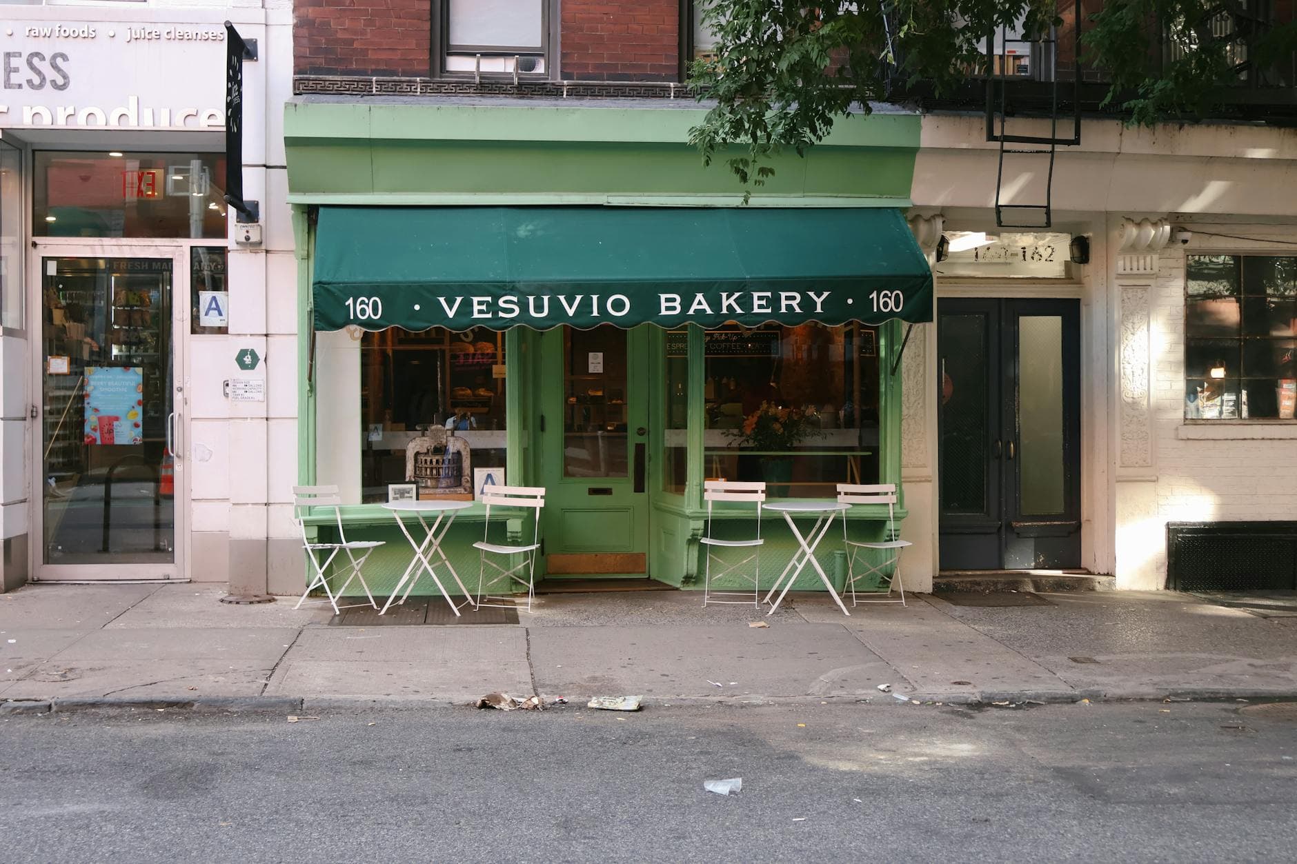 Classic NYC bodega storefront awning